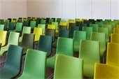 Empty chairs in meeting room