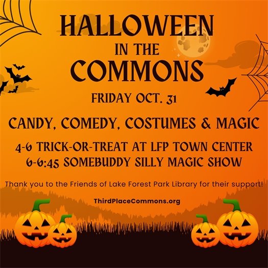Halloween at the Commons Flyer