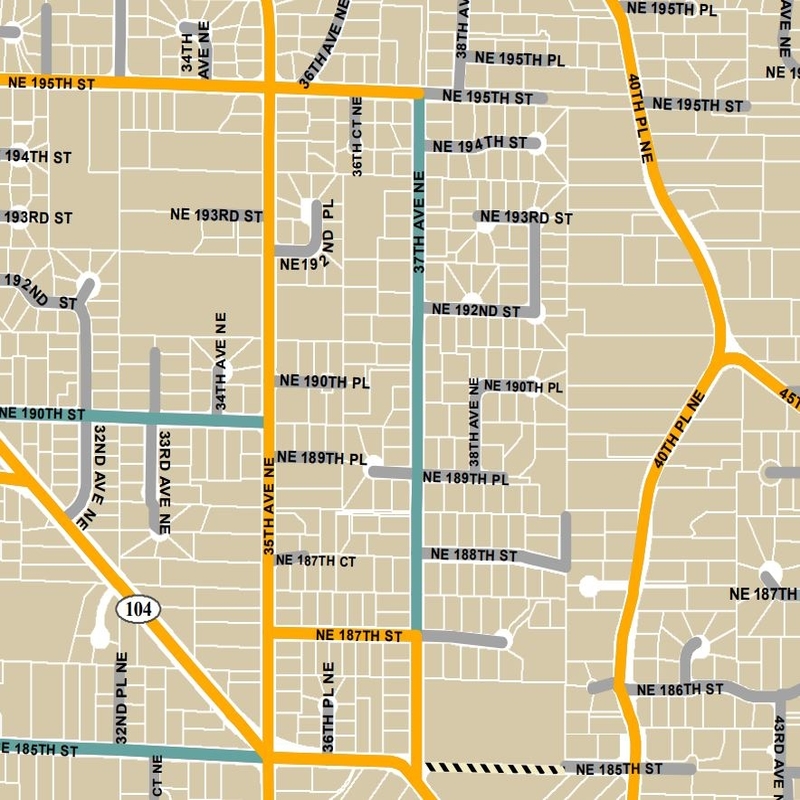 Snow and Ice Priority Routes Map