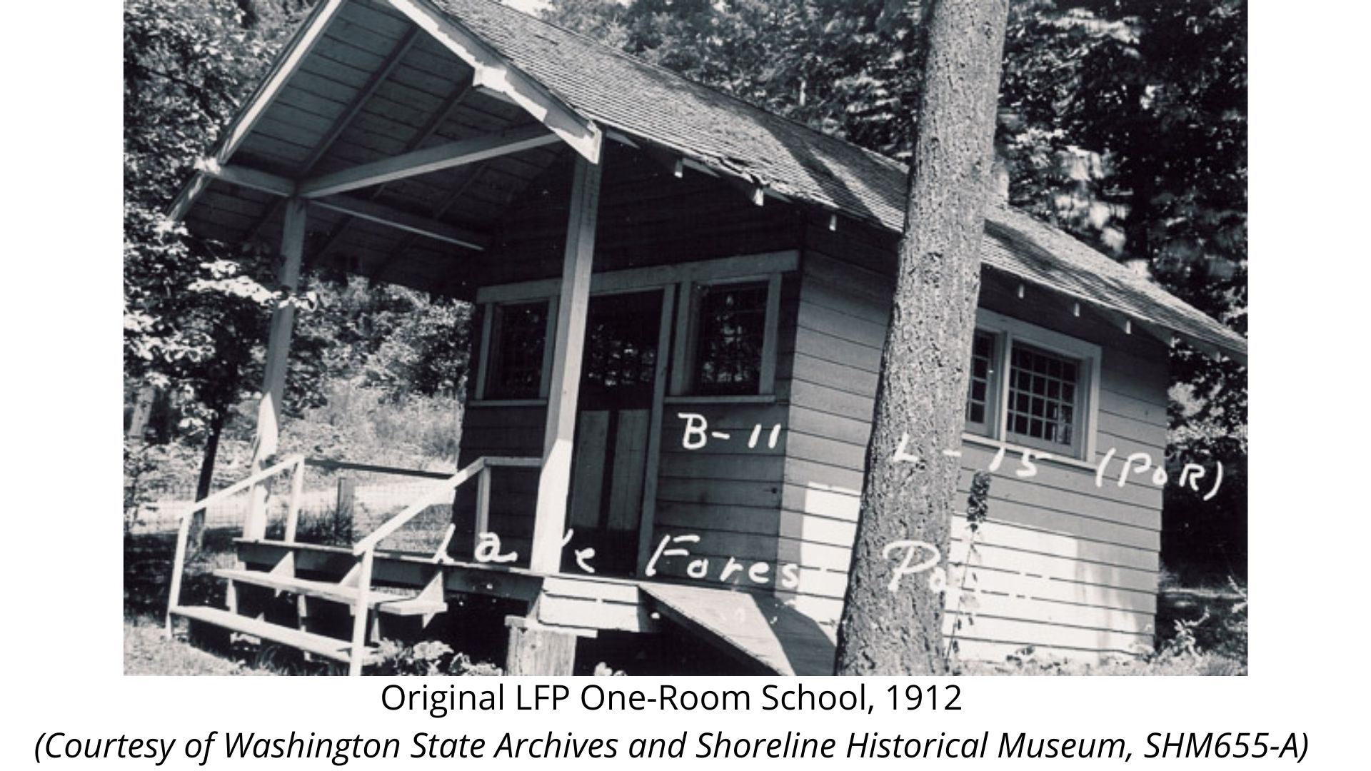 Original One-Room School, 1912